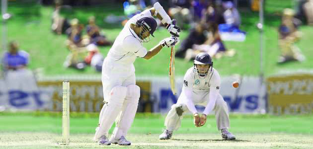 Back foot defence stroke in Cricket