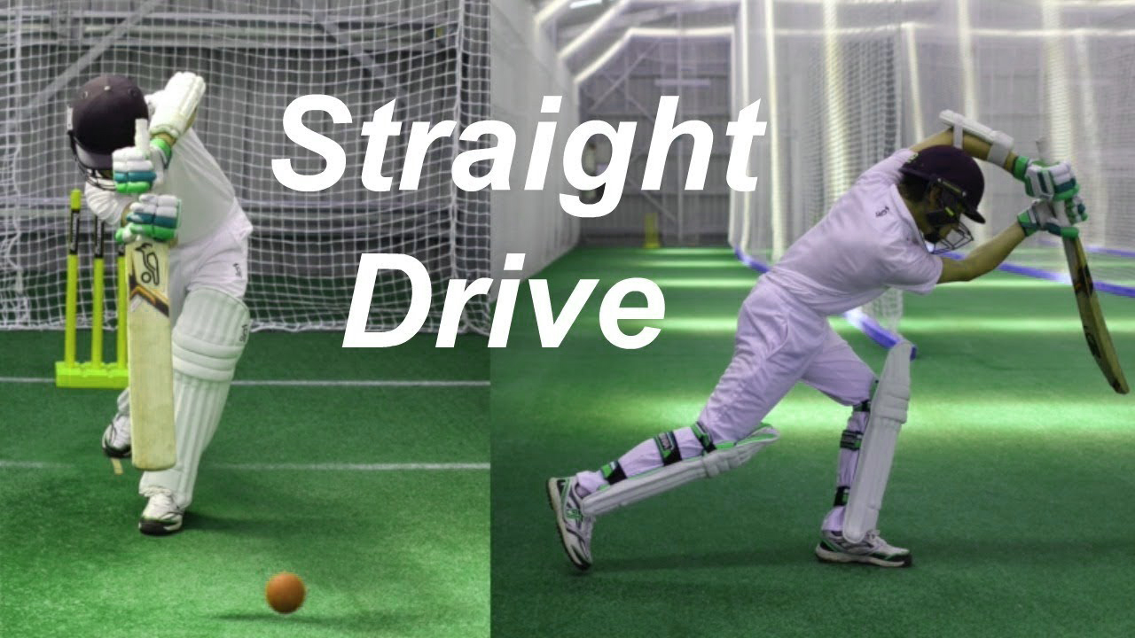 How to play a straight drive shot in Cricket